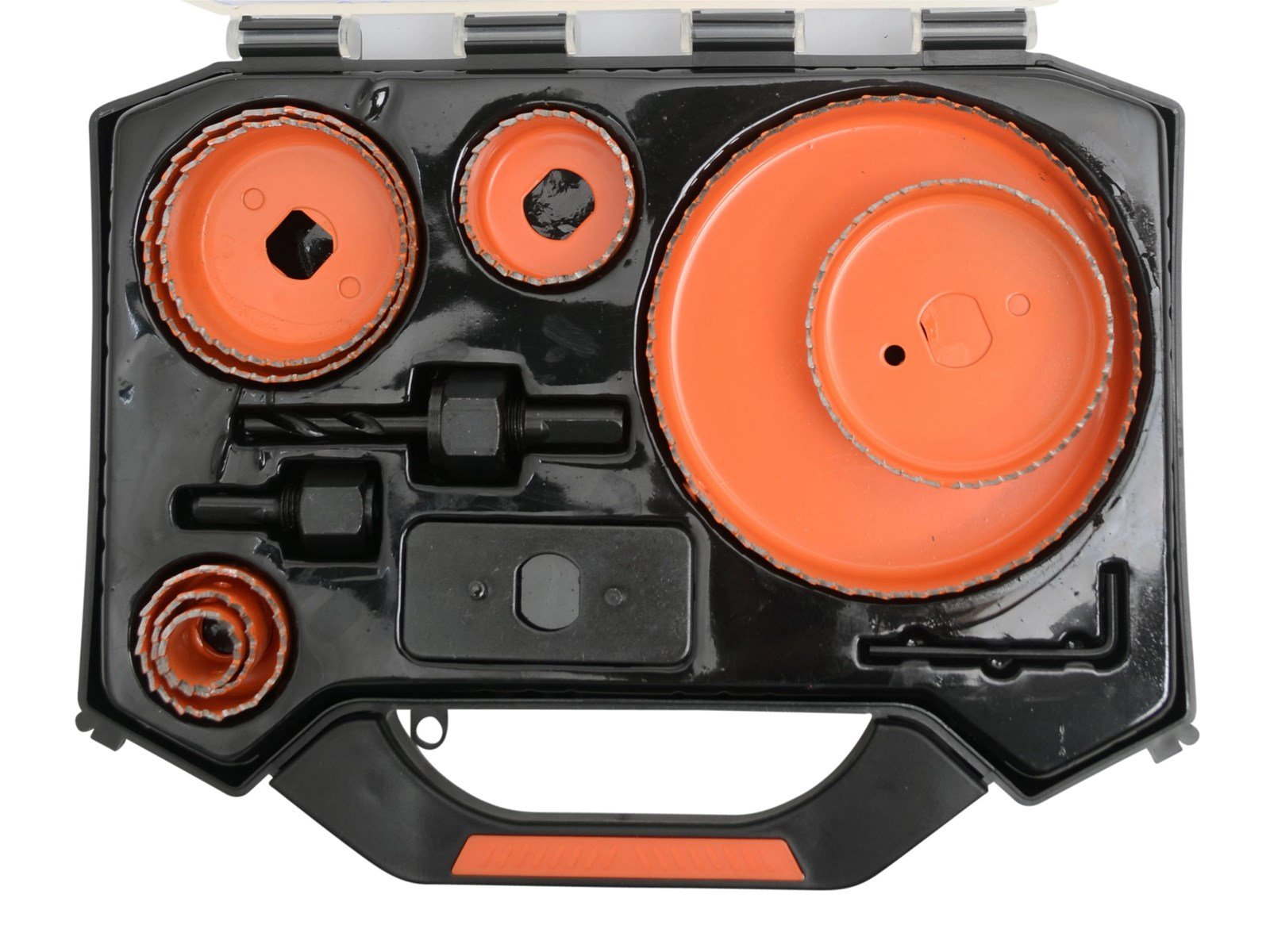 Boxer Hole saw set Carpenter 19-111 mm. Boxer Hole saw set Carpenter 19-111 mm.